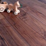 Walnut engineered wood flooring