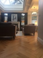 Herringbone Prime grade oak blocks engineered