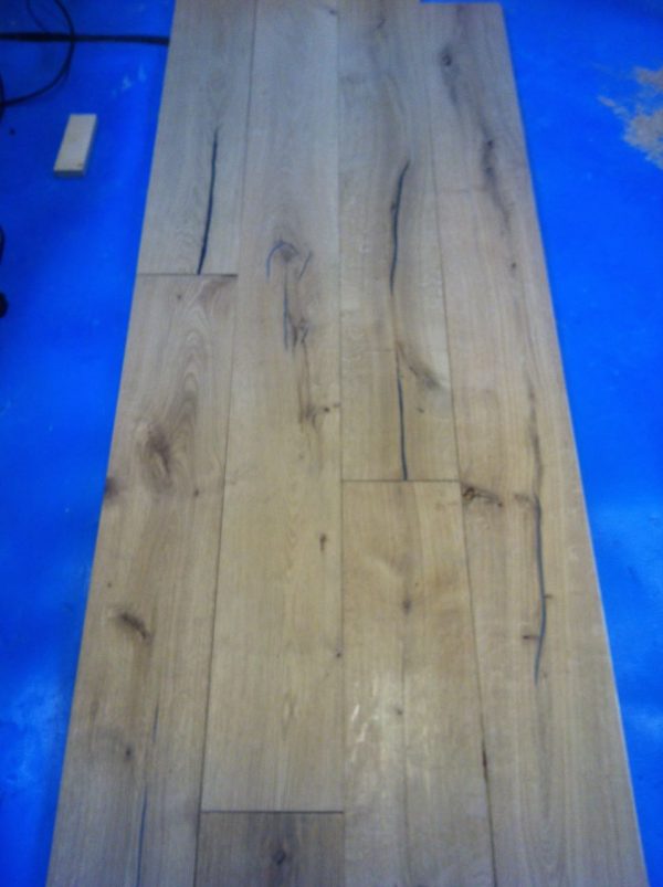 Distressed antique unfinished OakOE-20994S Country grade engineered