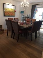 Brushed and oiled oak engineered