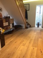 Brushed and oiled oak engineered
