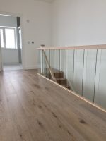 Smoked and white uv oiled oak flooring