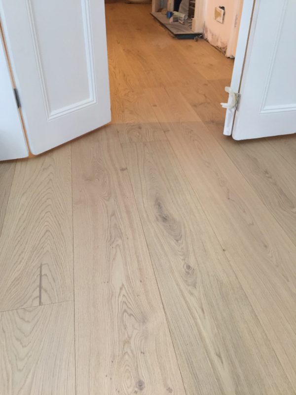 Invisible Uv oiled finish oak engineered