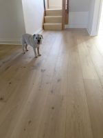 Invisible finish oak engineered