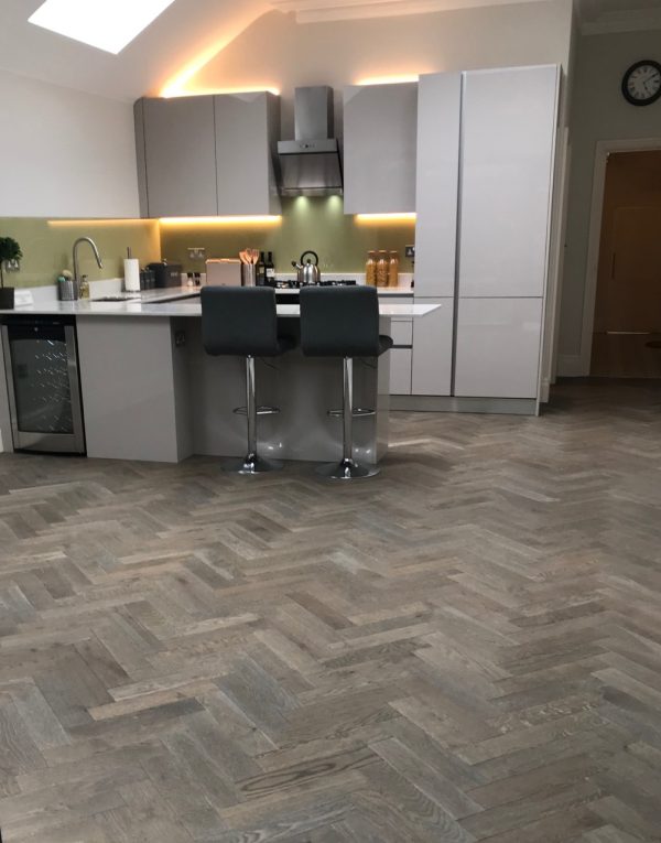 Grey Herringbone oak