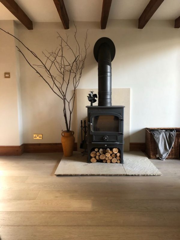 WWF-ICE Grey oak Wood Flooring